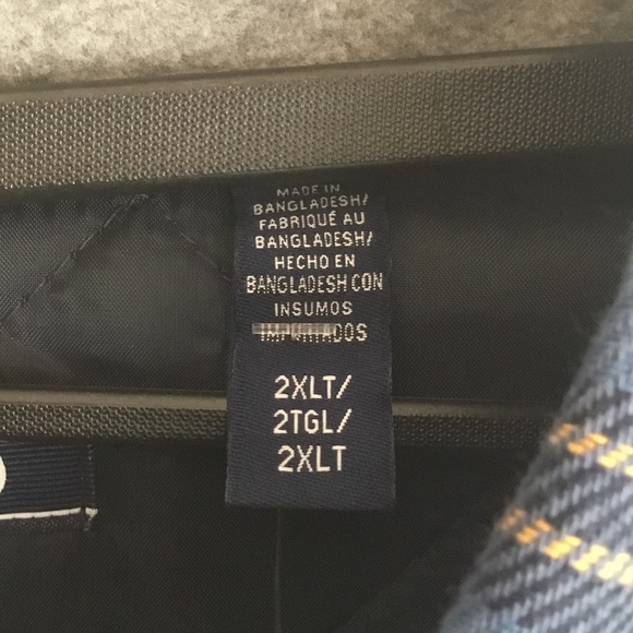 NEW PLUS SIZE IZOD FLANNEL COAT / SHIRT *$50% OFF* - Picture 6 of 8